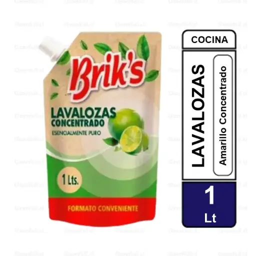 [LL0150] LAVALOZAS BRIKS DOYPACK AMARILLO 1 LT
