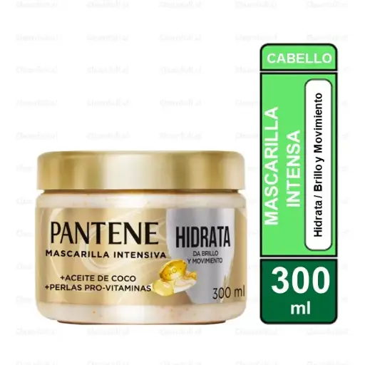 [LL3055] MASCARILLA PANTENE HIDRATA BRILLO Y MOVIMIENTO 300 ML 