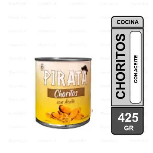 [AB2255] CHORITOS EN ACEITE PIRATA 425GR