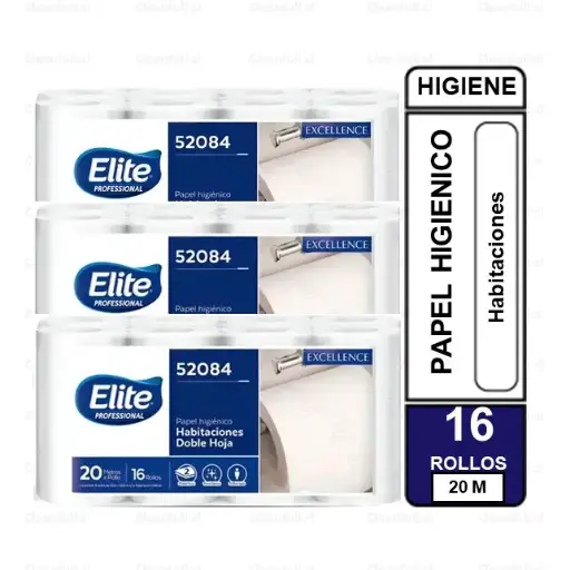 [MG0055] MANGA DE PAPEL HIGIENICO ELITE HABITACIONES EXCELLENCE 48UN 20M