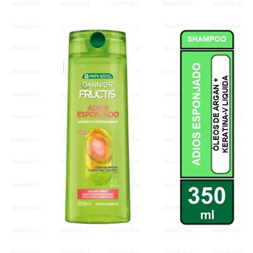 [SH5102] SHAMPOO GARNIER FRUCTIS ADIOS ESPONJADO 350 ML