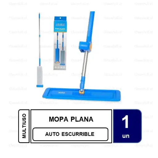 [AC0086] MOPA PLANA AILEDA AUTO ESCURRIBLE MANGO EXTENDIBLE