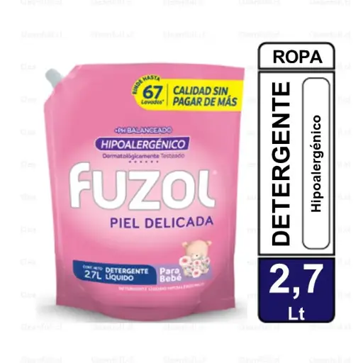 [DL0544] DETERGENTE FUZOL HIPOALERGENICO 2.7 LT