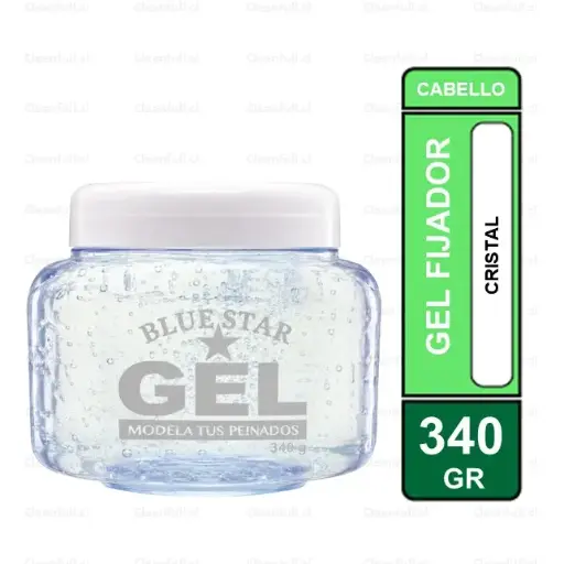 [GC5505] GEL FIJADOR BLUE STAR TRANSPARENTE 340 GR 