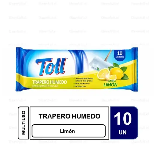 [AC0322] TRAPERO HUMEDO TOLL LIMON 10 UN
