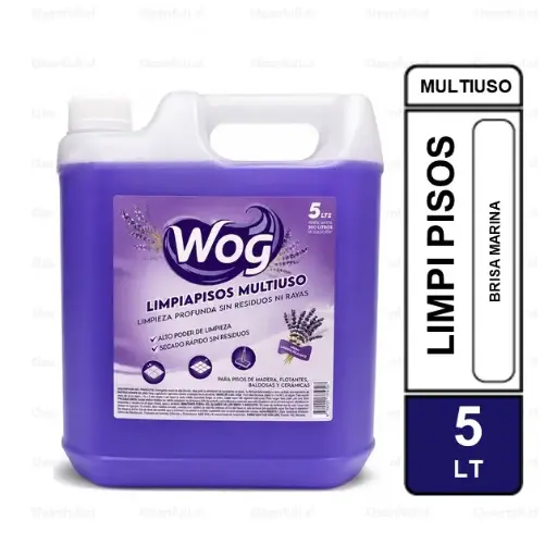 [AC4119] LIMPIA PISOS WOG LAVANDA 5 LT