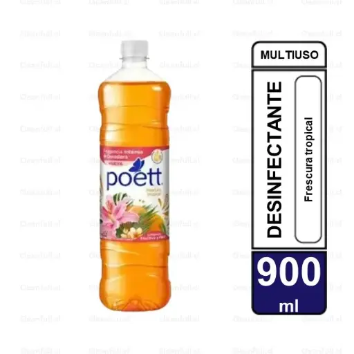 [LP0046] LIMPIA PISOS POETT FRESCURA TROPICAL 900 ML