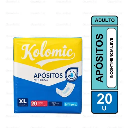 [AD6650] APOSITOS KOLOMIC EXTRA LARGE XL 20 UN